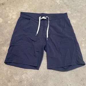 Kavu Shorts Mens XL Navy Blue Nylon Spandex Stretch Outdoor Hiking Board Shorts